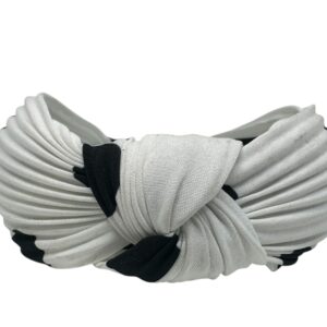 White Polkadot Classic twist