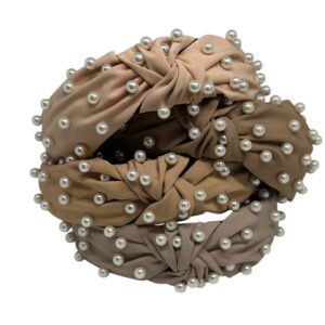 Brown Bliss Pearl Alicebands