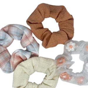 Orange perfection scrunchie set