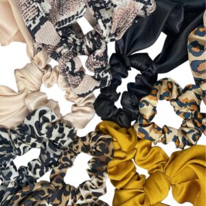 Safari Bloom scrunchies