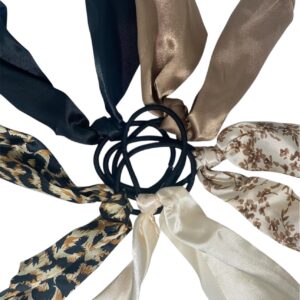 Animal print hair-tie set