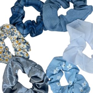 Ocean breeze scrunchies