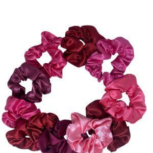 Solid sleek scrunchies